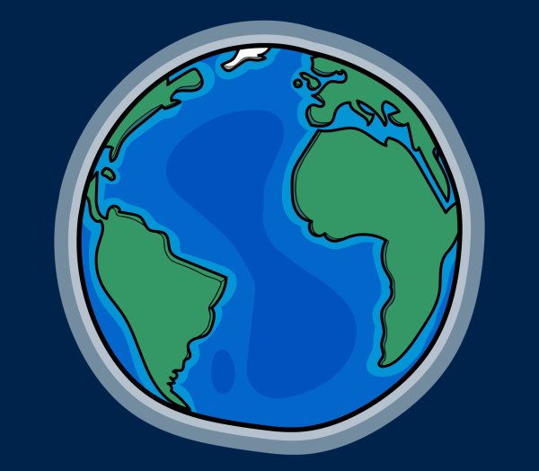 Земля векторный рисунок