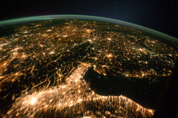 Земля из космоса панорама