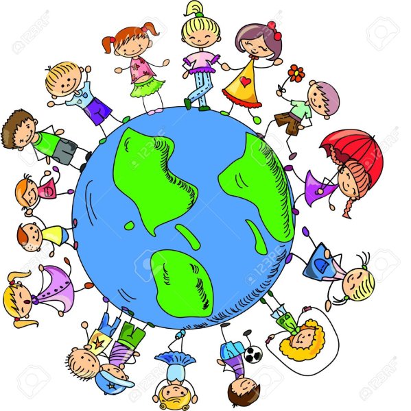Дети вокруг земного шара детские