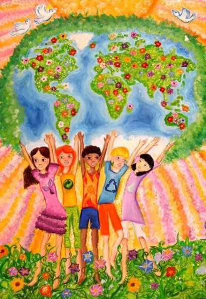 Планета детства рисунок