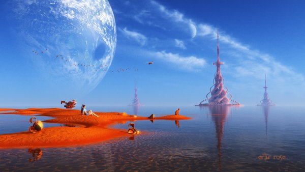 Фантастические пейзажи других планет