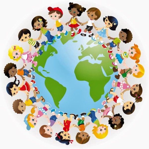 Дети вокруг земли