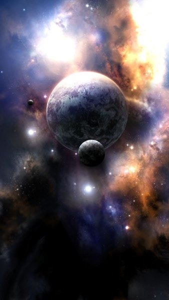 Планеты вертикально