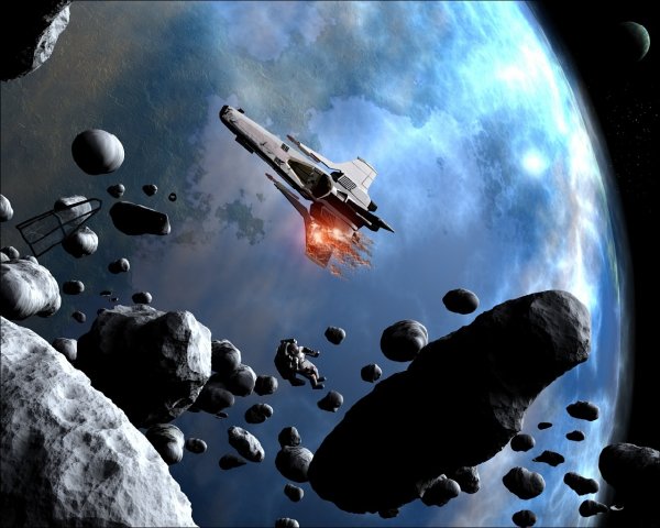 Космический корабль метеорит