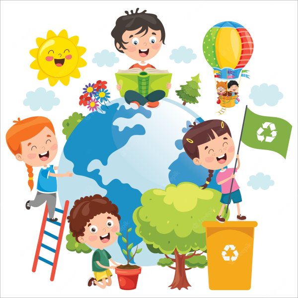 Экология и мультяшные дети