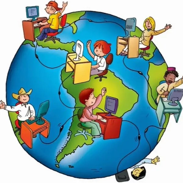 Дети в интернете мультяшные