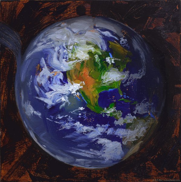 Земля космос в живописи