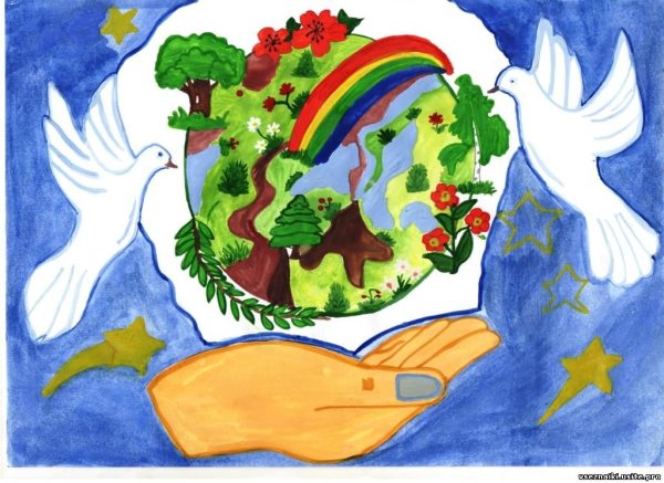 Зелёная ПЛАНЕТАГЛАЗАМИ детей