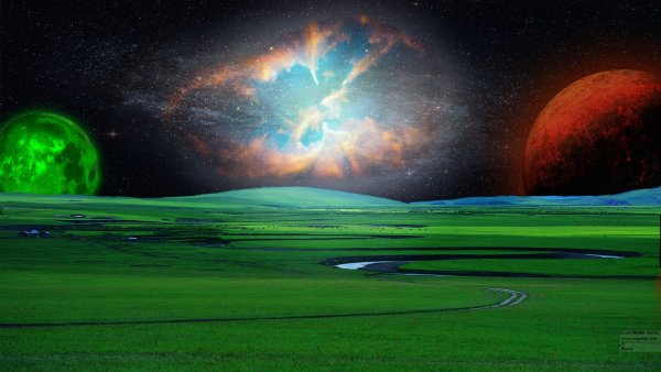 Космос ландшафт