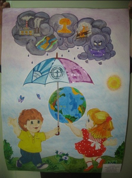 Детские плакаты на экологическую тему