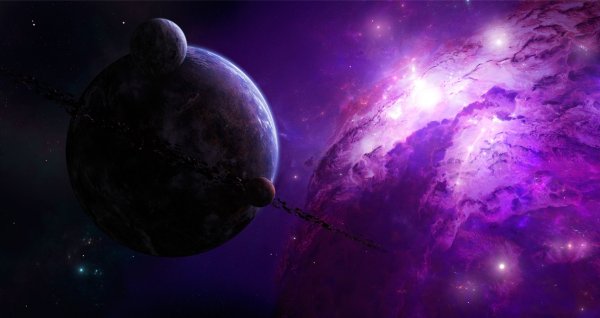 Фиолетовый космос
