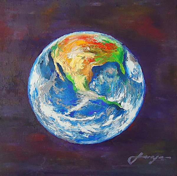 Картина земля