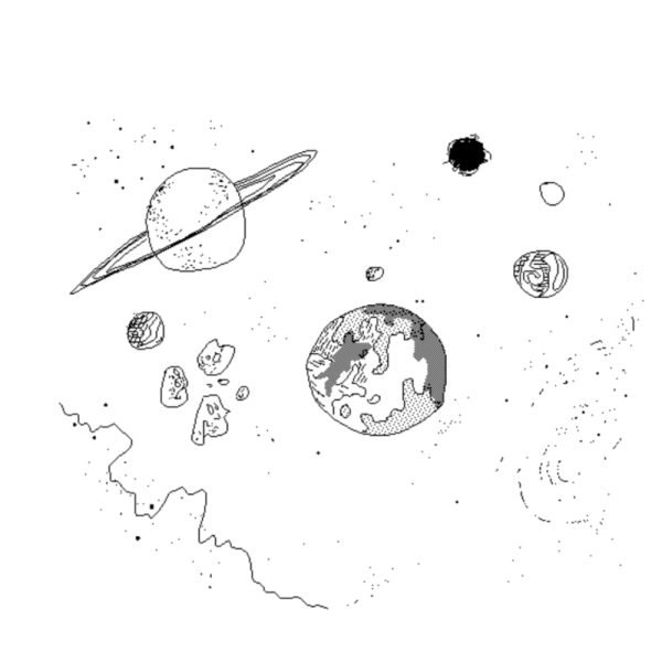 Планетки рисунок