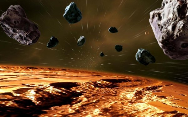 Меркурий метеорит астероид