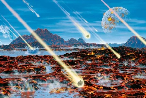 Земля 4.5 миллиарда лет назад