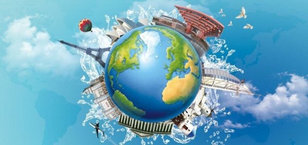 Самолет вокруг земного шара