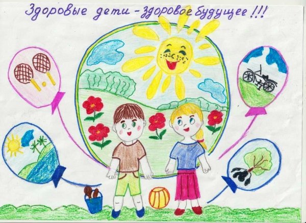 Здоровое будущее рисунки