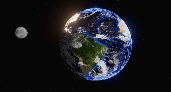 Планета земля и Луна