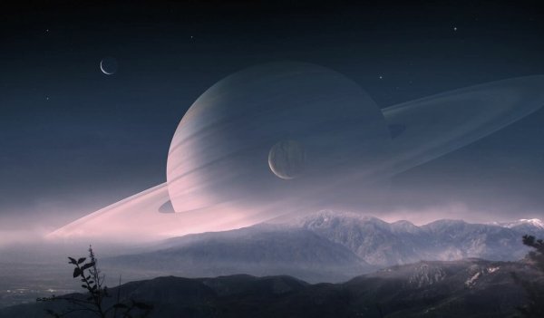 Небо с планетами