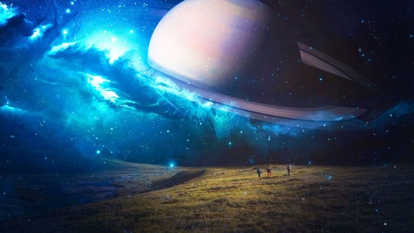 Космос планеты арт