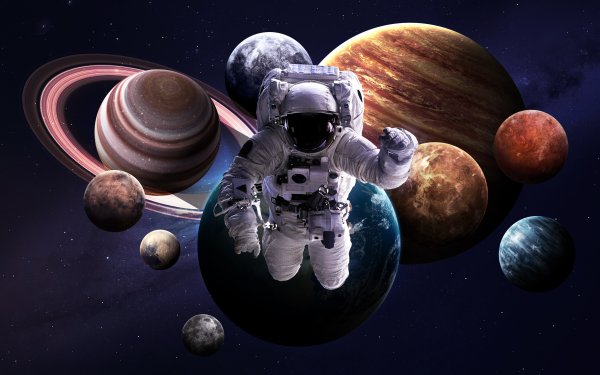 Космос планеты космонавт