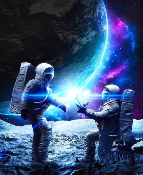 Космонавты романтика