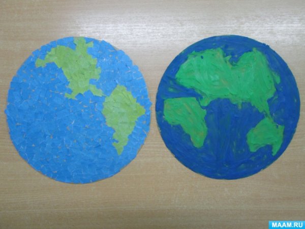Как сделать модель Земли из пластилина