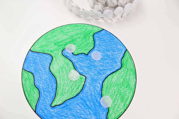 Аппликация Планета земля