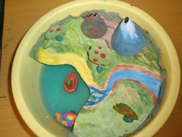 Макет земли для детского сада