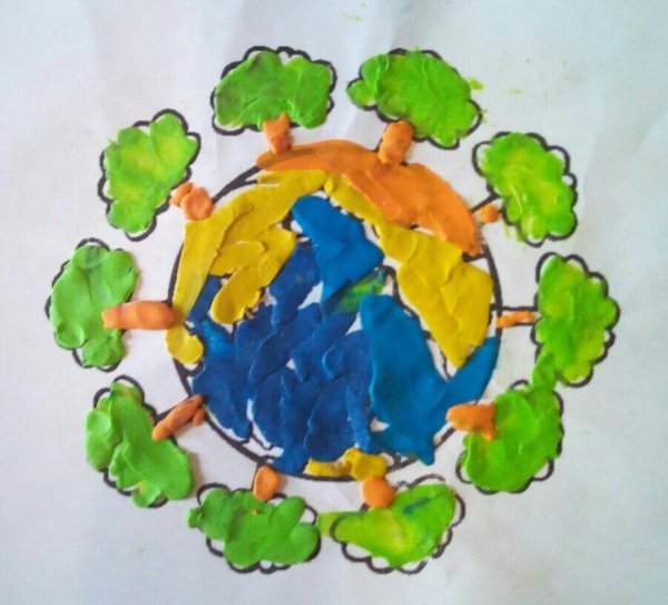 Земля наш общий дом поделки