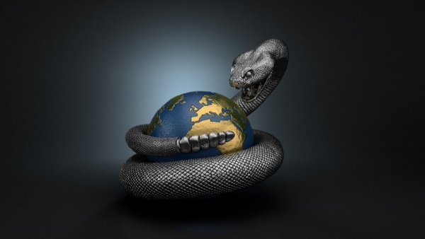 Змея 3д