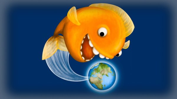 Золотая рыбка монстр