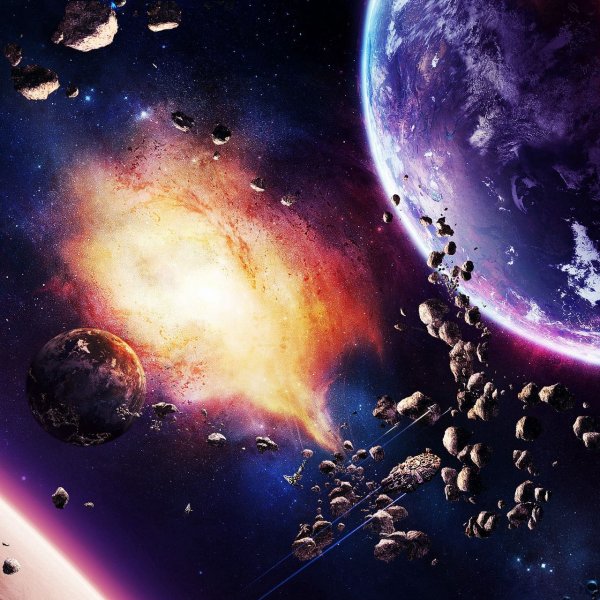 Космос вертикально высокое качество