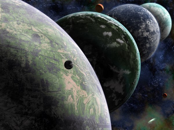 Космос планеты коллаж