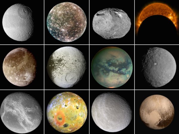 Фотоколлаж всех планет