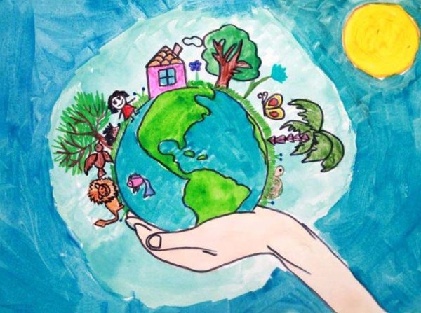 Рисование земля наш общий дом