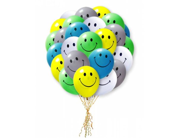 Воздушные шары смайлы