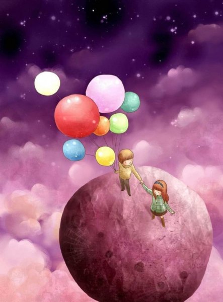 Воздушный шар в космосе