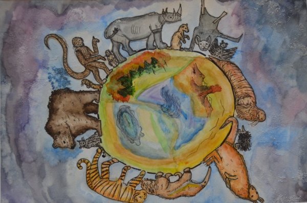 Земля рисунок