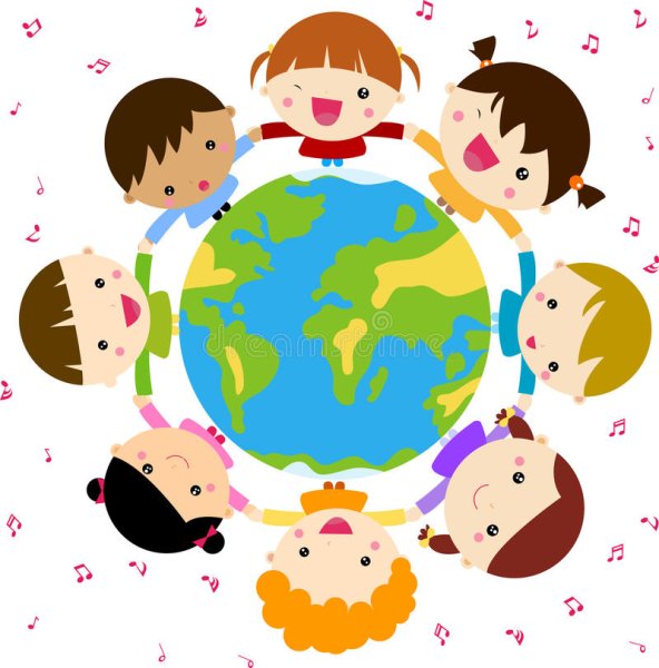 Дети вокруг земного шара