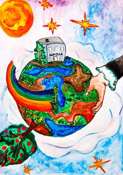 Плакат Защитим свою планету