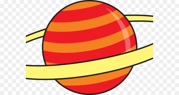 Планета Сатурн мультяшная