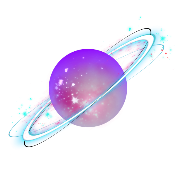 Космос на белом фоне