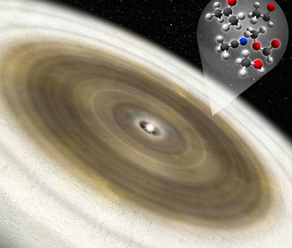 Планета с диском