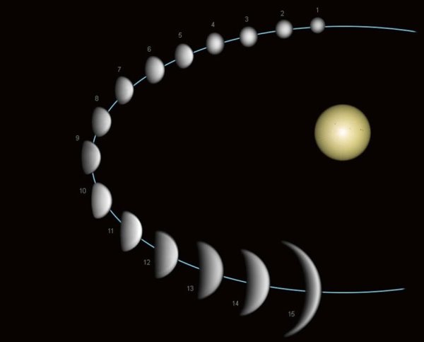 Фазы Венеры Галилей
