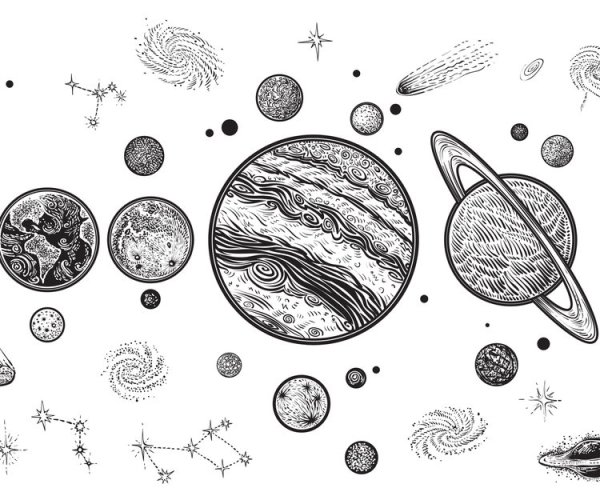 Планеты эскиз