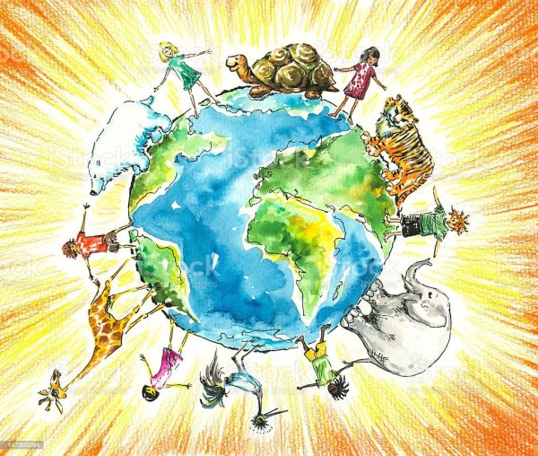 Уникальная земля рисунок