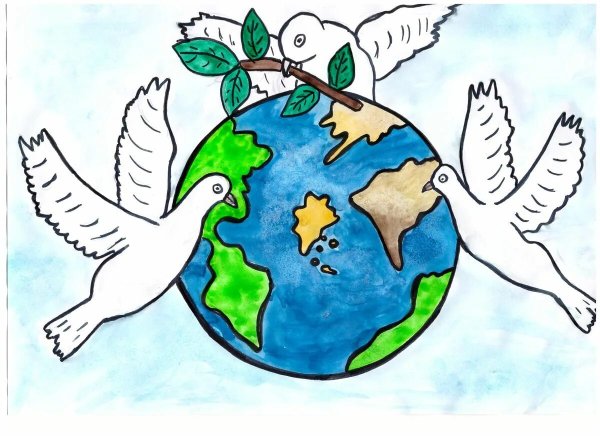 Рисунок на тему день земли