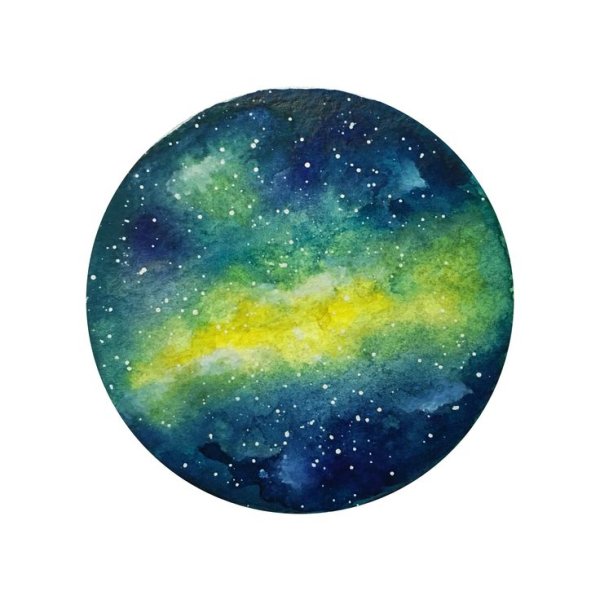 Космос акварелью