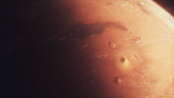 Марс пустыня космос